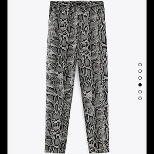 Snake skin pants